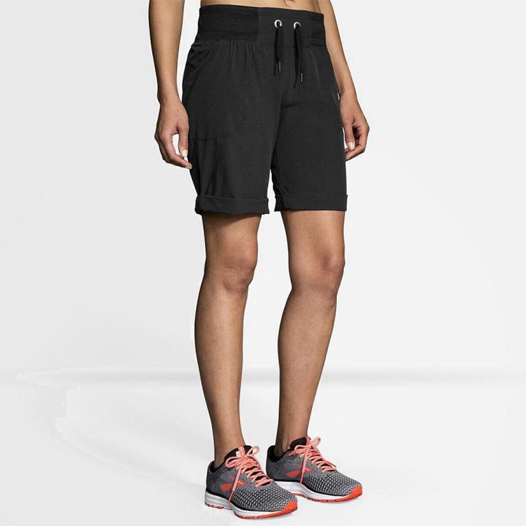 Brooks Avenue Bermuda Hardloopshorts voor Dames Grijs (JIKVS-5120)